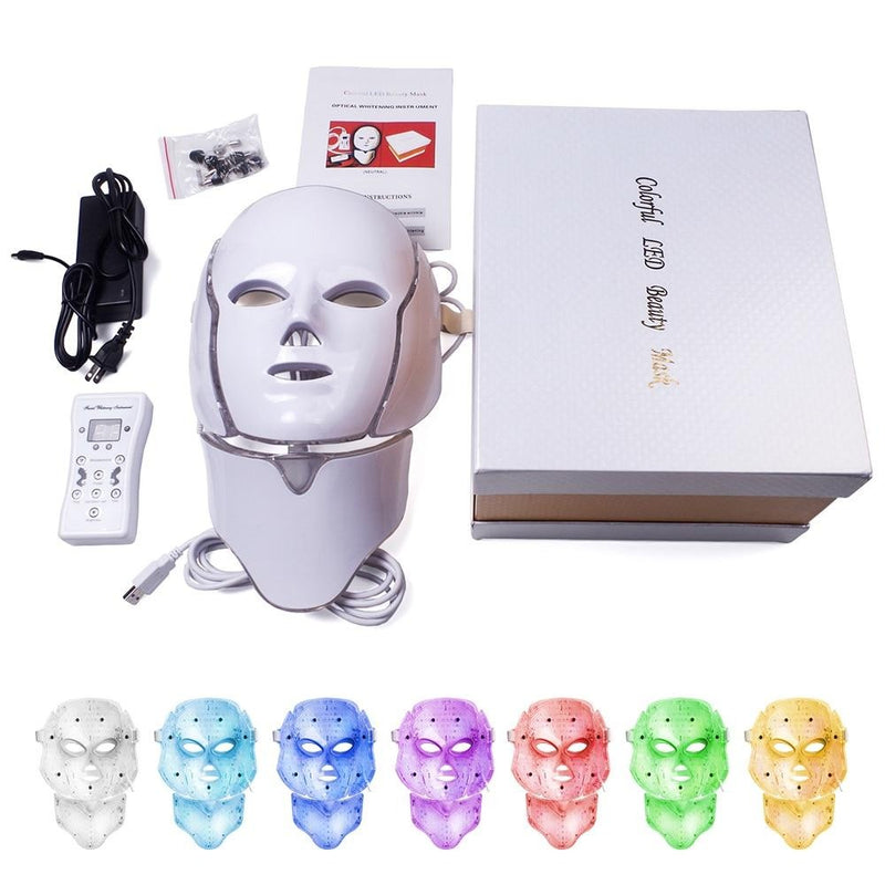 PROFESSIONAL LED LIGHT THERAPY FACE SKIN BEAUTY MASK