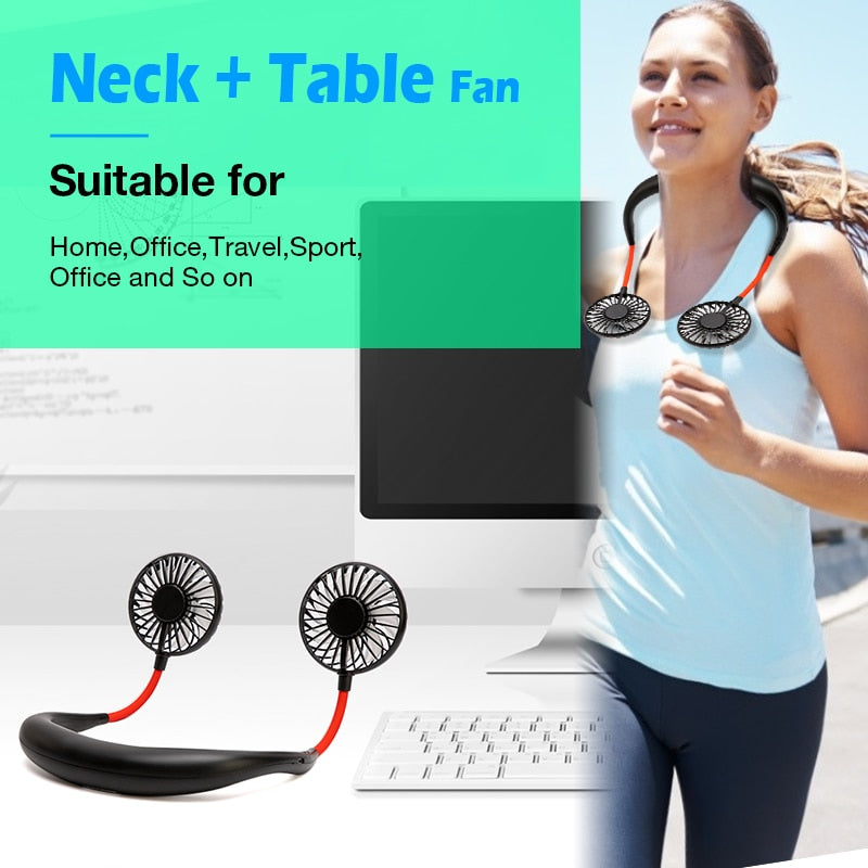 Portable Hands-free Neck Fan