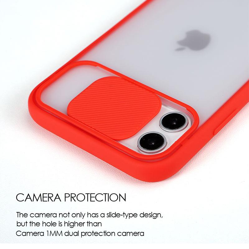 Sliding Cover For Camera Protection of iPhone Cases