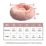 Orthopedic Pet Round Donut Soft Bed