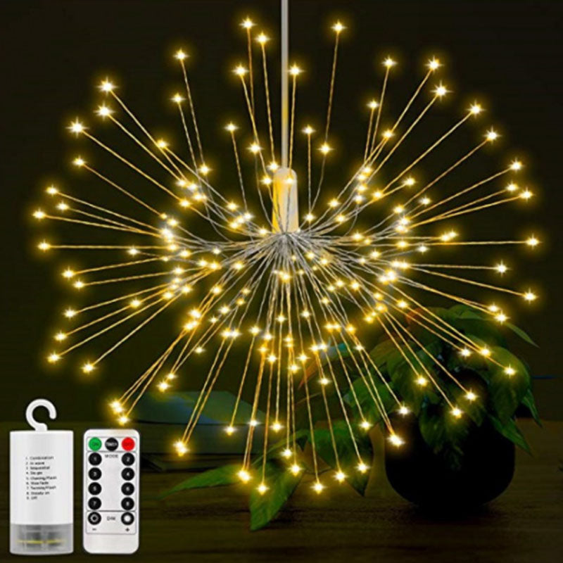 LED Copper Wire Hanging Firework Lights
