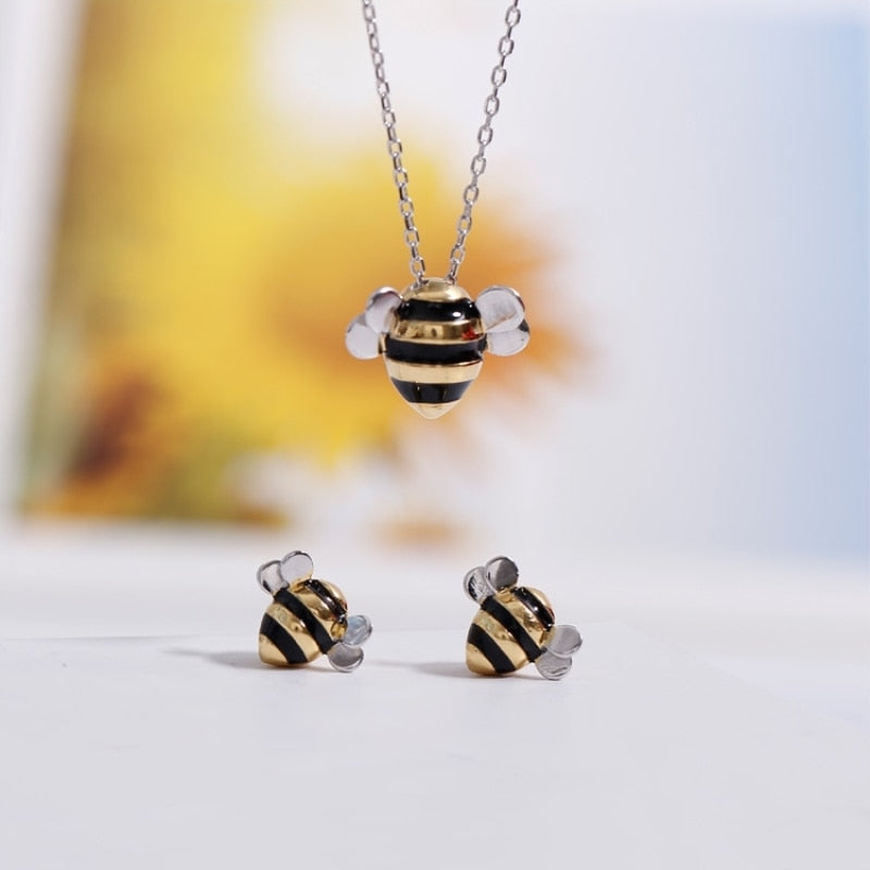 Bumble Bee Necklace