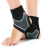 THE ADJUSTABLE ELASTIC ANKLE BRACE - Ankle Support Brace, Elasticity Free Adjustment Protection Foot Bandage, Sprain Prevention Sport Fitness Guard Band