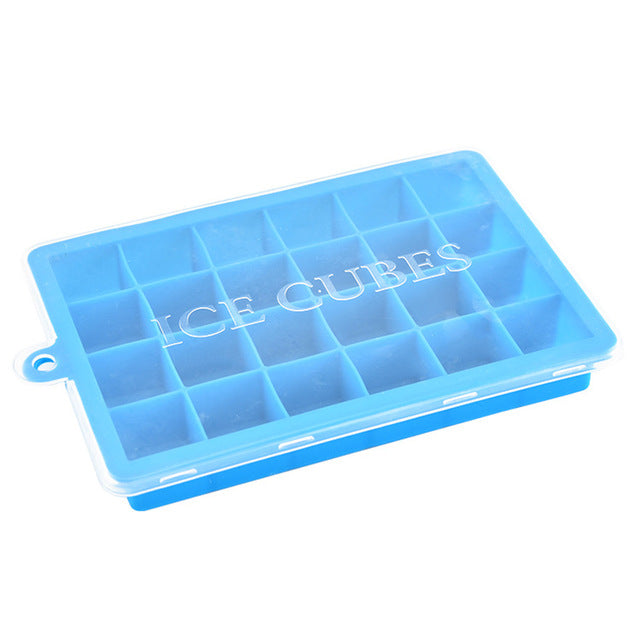 Silicone Ice Mold 24 Square Cavities