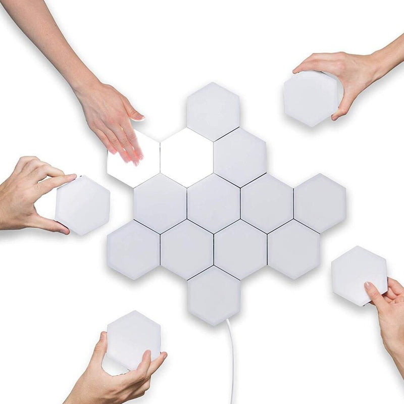 Hexagonal Modular Touch LED Lights