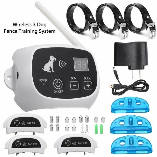 Electric Wireless Dog Fence with Collar