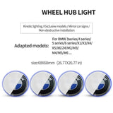 Hub Light Car Illumination Wheel Cap LED Light Wheel Center Cover Lighting for Benz BMW Honda Volvo