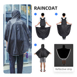 Anti-theft Waterproof Smart Backpack with Built-in Raincoat 15.6 inch Laptop Bag