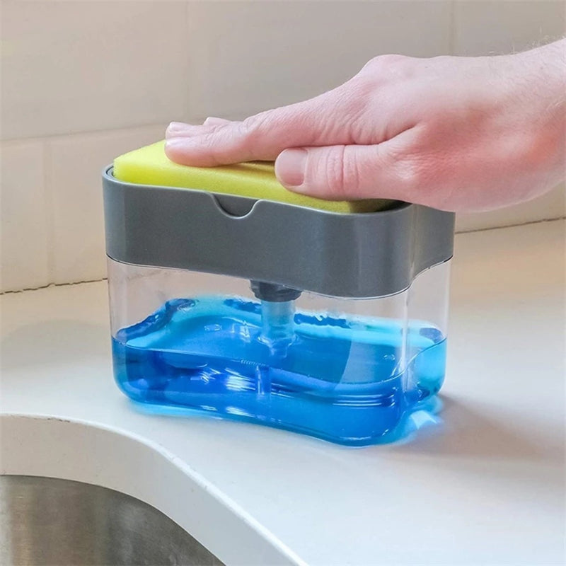 2-in-1 Sponge Holder Soap Dispenser