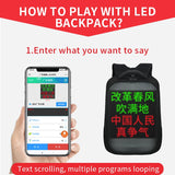 Dynamic LED Waterproof Backpack