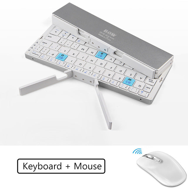 Ultra-Slim Mini Fordable Keyboard for Phones/Tablets