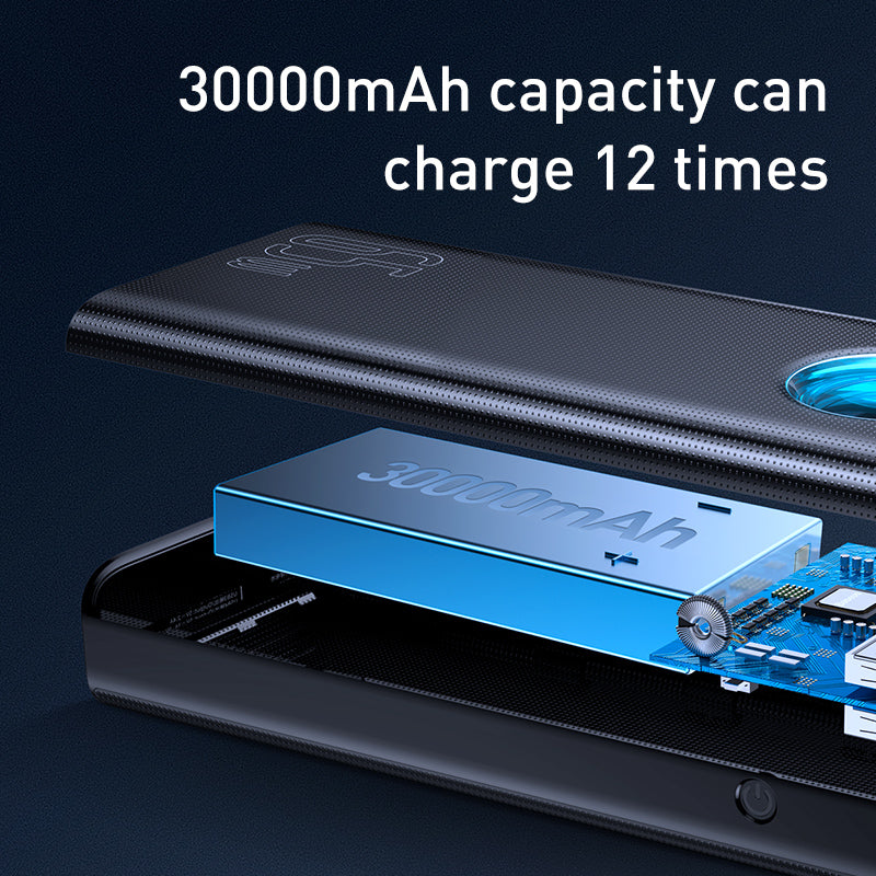 30000mAh Power Bank with 100W Charging Cable