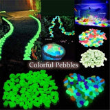 Glow-in-the-Dark Luminous Garden Pebbles