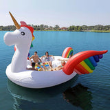 Inflatable Giant Pink Flamingo Float 6-8 Person Raft